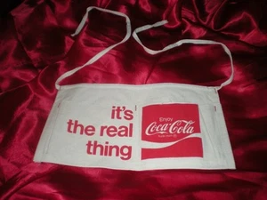 NEW RARE ENJOY COCA COLA "ITS THE REAL THING" CHANGE APRON - Picture 1 of 1