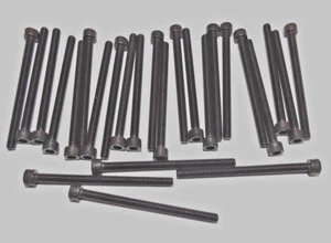 x25 #8-32 X 2-1/4" SHCS ALLOY BLACK OXIDE FULL THREAD Socket Head Cap Screw BOLT - Picture 1 of 6