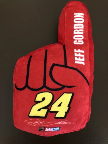 Nascar Jeff Gordon Plush Hand Pointer Finger Glove Cover
