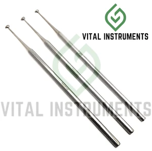 3 piezas pulidores de bolas #29 instrumento de relleno de plástico de amalgama dental acero inoxidable CE - Imagen 1 de 1