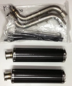 SCARICHI CARBONIO OMOLOGATI DUCATI MONSTER 600 620 695 750 800 900 1000 S4 - Foto 1 di 10