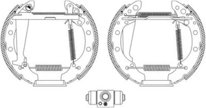 Rear Brake Shoe Set Mintex MSP252 Fits Audi Seat Skoda VW 1 Year Warranty - Picture 1 of 5