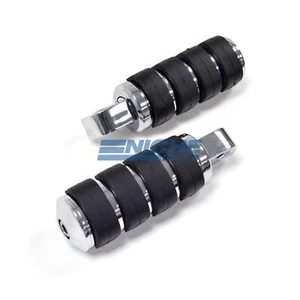 Yamaha Virago 750 XV750 1981-1997 Rear Chrome Fat Buffalo Custom Foot Pegs Rests - Picture 1 of 2