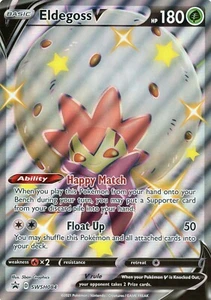 Pokemon Juego de Cartas Coleccionables Eldegoss V (Jumbo) 017/034 Black Star Promo DE GRAN TAMAÑO - Imagen 1 de 1