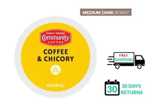 🆕☕ Café comunitario Keurig K-Cups café y achicoria tostado medio - Imagen 1 de 1