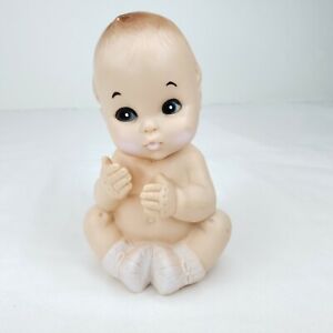 Baby Joy 1972 Rubber Squeaker Doll Vintage Childs Toy 5 Inch Tall Collectible