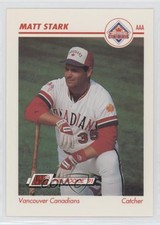 1991 Line Drive Pre-Rookie AAA Matt Stark #646 Rookie RC