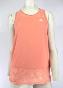 Camiseta sin mangas Adidas Active Wear malla espalda deportiva entrenamiento - melocotón - XS - Imagen 1 de 4