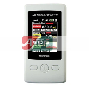 A● Tenmars TM-190 EMF Meter TM190 Gauss 3-axis Magnetic Electric RF Fie - Imagen 1 de 1
