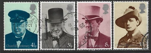 1974 Sg 962/965 Birth Centenary of Sir Winston Churchill Fine Used - Picture 1 of 2