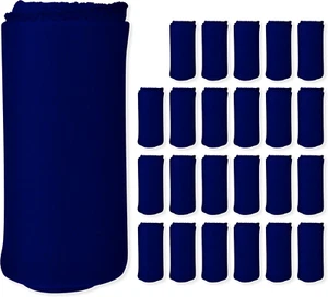 24 Pack Wholesale Soft Cozy Fleece Blankets - 50" X 60" Comfy Throw Blankets (Na - Picture 1 of 7