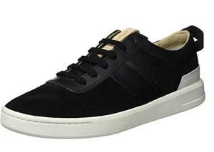 OHW? Brookes Mens Low Top Black Trainers RRP £109 UK 11 EU 45 LN16 22 SALEx - Afbeelding 1 van 6