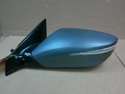 12 13 Hyundai Azera Driver Espelho Lateral Esquerdo Lh Pisca-pisca Cinza Fumaça Metálico - Imagem 1 de 4