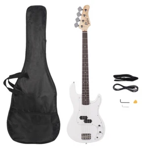 Glarry Electric Bass Guitar 4 Strings Full Size GP Bass Beginner Kit With Bag - Picture 1 of 8