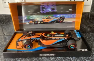 1:18 Minichamps McLaren F1 Team MCL36 Lando Norris Bahrain GP 2022 Limited Ed - Picture 1 of 23