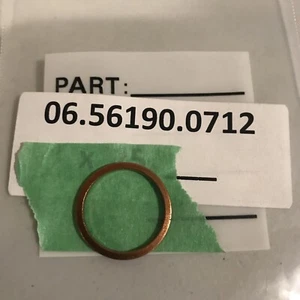 Copper washer Man 06.56190.0712 Copper washer 18 mm D 22 mm S 1,5 @B6 - Foto 1 di 1