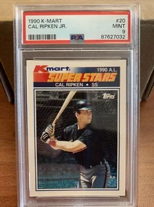 1990 Topps K-Mart Cal Ripken Jr #20 PSA 9 ¡Como nuevo! Super estrellas de los Orioles de la corte - Imagen 1 de 2