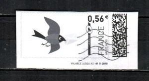 FRANCE - MTL ( 1v ) Bird Carrying Letter F/VF Used ( 2010 ) - Picture 1 of 1