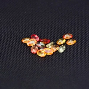 SHOLA Echt 4,76 Ct Natürlicher Mehrfarbig Saphir 15 Stück aus Tansania - Bild 1 von 3
