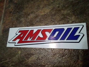 AMSOIL DECAL STICKER overland racing offroad powersports utv drags hotrods moto - Picture 1 of 2