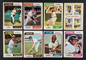 1974 Topps Baseball Lot 8 Cards Willie Stargell - Picture 1 of 3