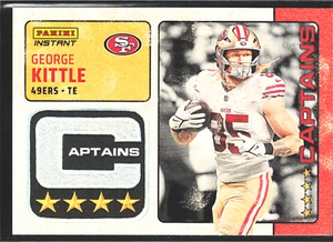 George Kittle 49ers Football Card 2024 Panini Captains Limited Only 351 Made! - Picture 1 of 2