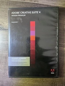 Adobe Creative Suite 4 CS4 Design Premium WINDOW OS  Student Version W/ Serial # - Picture 1 of 4