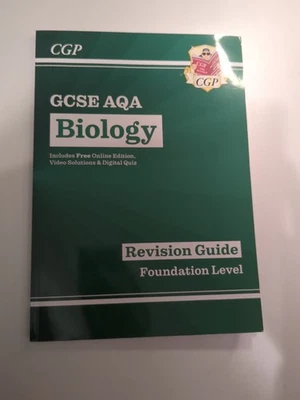 AQA GCSE Biology Foundation Revision Guide CGP Books - Image 1 of 3
