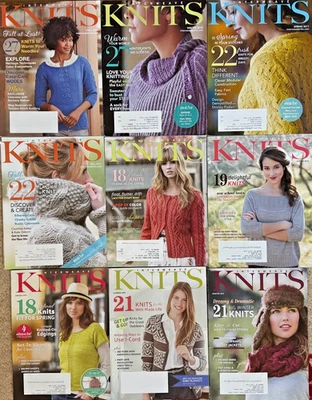 INTERWEAVE KNITS MAGAZINE LOT OF (9) 2010-2015  ***FREE SHIPPING*** - Image 1 of 4