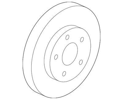 Genuine GM Disc Brake Rotor 23118530 - Image 1 of 3