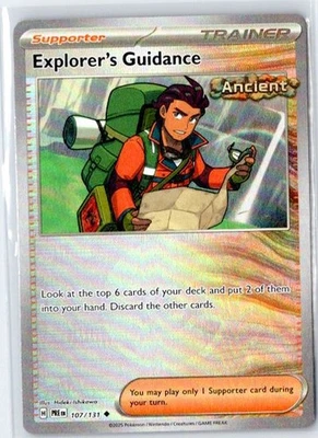 Pokemon Explorer's Guidance Uncommon #147/162 SV05: Temporal Forces - Image 1 of 2