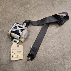 ⭐️ 06 07 08 09 10 Hummer H3 Passenger Right Front Seatbelt OEM Black - Picture 1 of 3