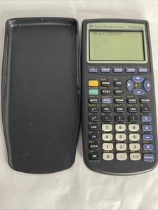 Texas Instruments TI-83 Plus graphischer Taschenrechner mit Deckel getestet & funktionsfähig - Bild 1 von 4