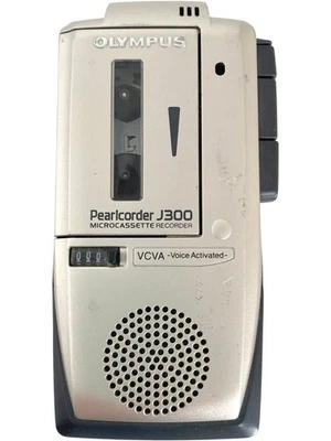 Olympus Pearlcorder J300 Microcassette Voice Activated Recorder - Image 1 of 4