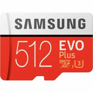Carte Micro SD Samsung Mémoire MB-MC512GA 512 Go Evo Plus avec adaptateur - Photo 1 sur 5