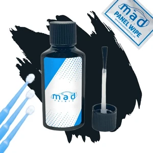 Audi Orca Black LC9X Touch Up Kit 30ml Bottle + Free Panel Wipe & 3x Applicators - Picture 1 of 4