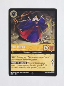 The Queen Commanding Presence COLD FOIL 26/204 - Rise of the Floodborn Lorcana - Picture 1 of 1