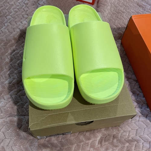 Nike Calm Slides Volt verde sandali comodi ciabatte FD4116 700 uomo taglia 12