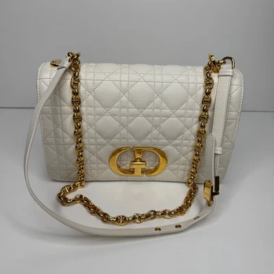 Dior Caro Cannage лоскутное одеяло телячьей кожи наплечная сумка - Изображение 1 из 4