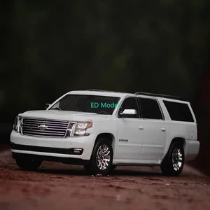 ED GOC 1:64 White 2015 Suburban Full Sized SUV Model Diecast Collect Car - Picture 1 of 5