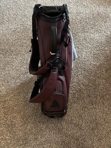 Vessel VLS LUX Carry Stand Bag Maroon DOUBLE STRAP Lightweight IMPERFECTION - Picture 1 of 5