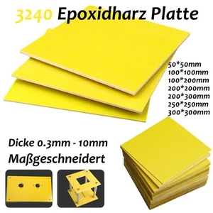 3240 Epoxidharzplatten Epoxid Platten Dicke 0,3-10mm Glasfaserplatten 50mm-300mm - Picture 1 of 8