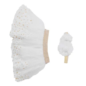 1 Set Baby Tutu Skirt Gauze Skirt Gauze Design Baby Dress Dress - Picture 1 of 12
