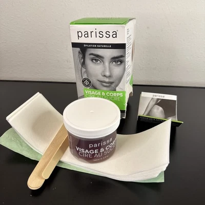 Cera de azúcar facial y corporal Parissa para piel sensible, cabello 100 % natural Foto 1 de 4