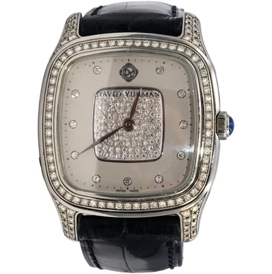 DAVID YURMAN Thoroughbred T303-SST Stainless Steel Diamond Quartz Watch 1.25CT - Image 1 of 4