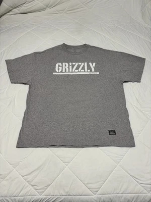 Grizzly Griptape OG Stamp Logo T-Shirt Size XXL Skateboarding Streetwear Bear - Image 1 of 4
