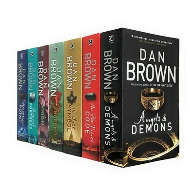 Dan Brown 7 Books Collection Set Robert Langdon Series Inferno, Orig | Dan Brown - Image 1 of 4