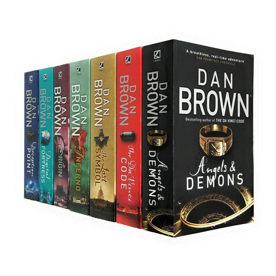 Dan Brown 7 Books Collection Set Robert Langdon Series Inferno, Orig | Dan Brown - Image 1 of 4