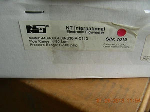 MEDIDOR DE FLUJO ELECTRÓNICO NT INTERNATIONAL DE PARTE: 4400-XX-F08-B30-A-C113 - Imagen 1 de 1