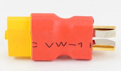 No Wires Connector - XT60 / XT-60 Female to Male T-Plug Adapter (Deans Style) - Image 1 of 4